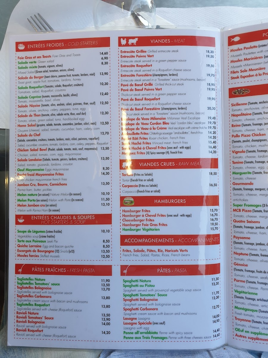 Menu Monte Carlo Bar-8