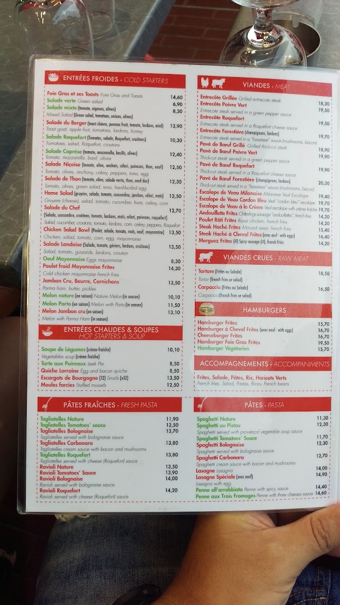 Menu Monte Carlo Bar-9